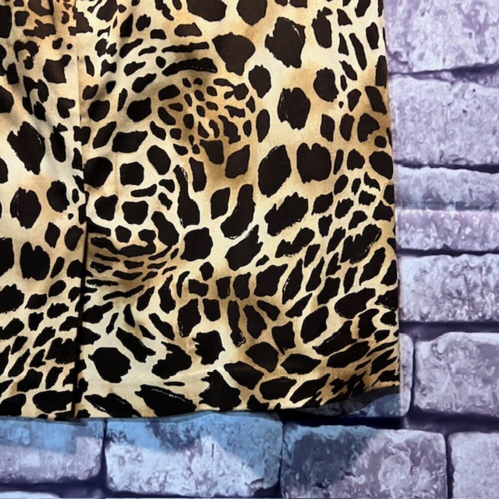 Jones New York Animal Print Skirt Size 6P - Picture 6 of 7